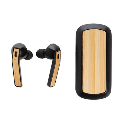 Bamboo Free Flow TWS Earbuds in Charging Case
