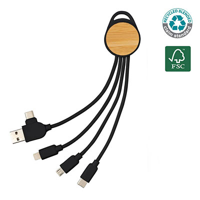 RCS Recycled 6-in-1 Multi Cable