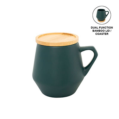 SEVILLA - eco-neutral Ceramic Mug with Bamboo Lid