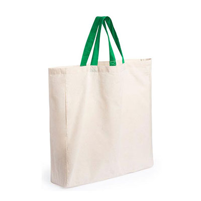 Brawley - Bag in 100% Organic Cotton Material-Natural Color Finish