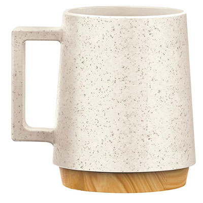 Telavi -  Ceramic Mug With Bamboo Base