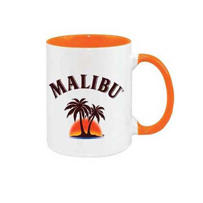 Olivos - 11OZ Inner Rim Handle Colored Mug