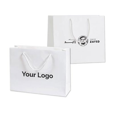 Paper Shopping Bag with Zayed Logo