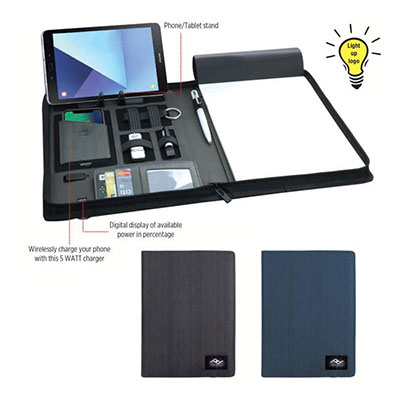 A4 Tech Portfolio with 5000 mAh Powerbank