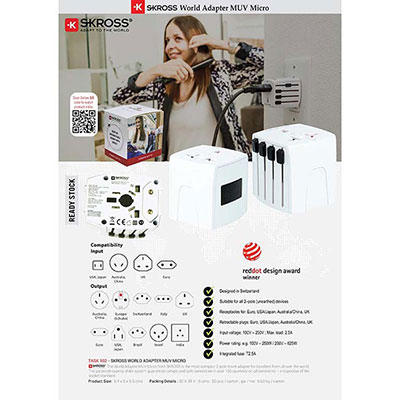 SKROSS World Adapter Muv Micro